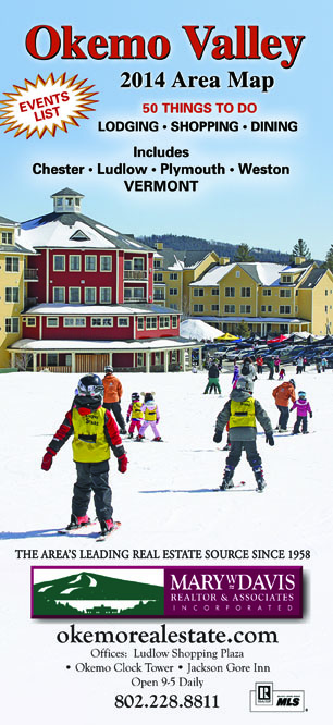 Okemo Valley 2014 Area Map Cover Okemo Valley 2014 Map Cover